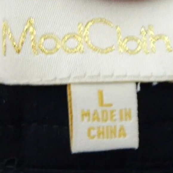 Modcloth Black Stretch Twill Pencil Skirt - Picture 2 of 3